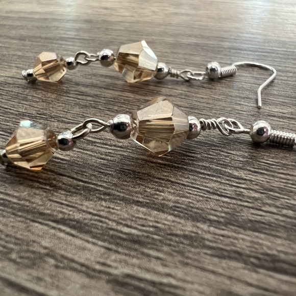 Handcrafted Jewelry Set- Champagne Supernova - Picture 5 of 6